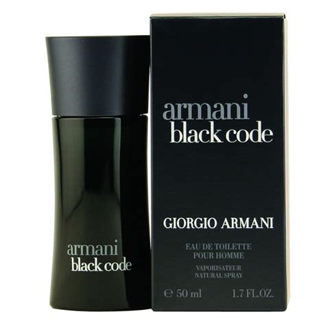 black code by armani.